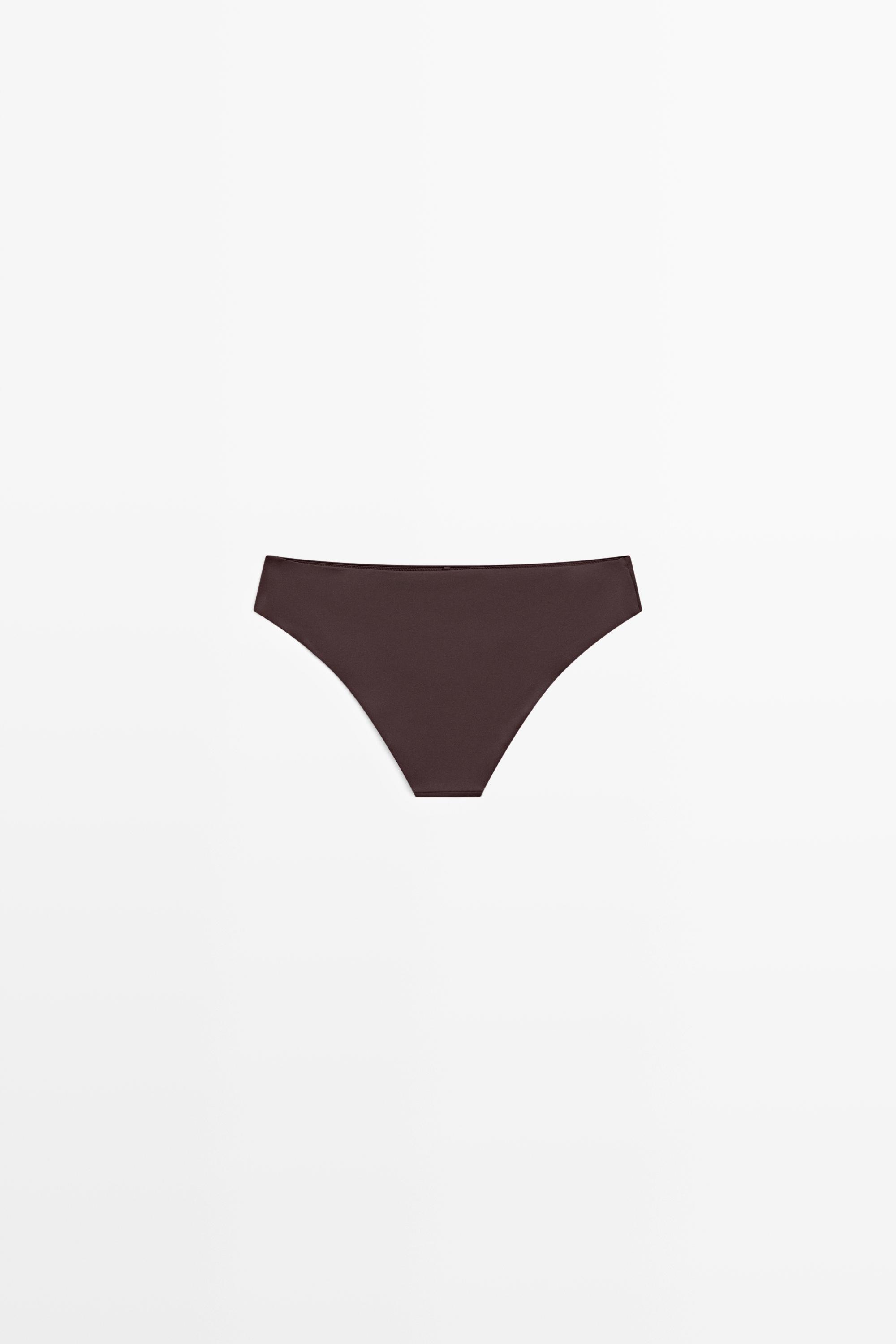 Bikini bottoms with gathered detail